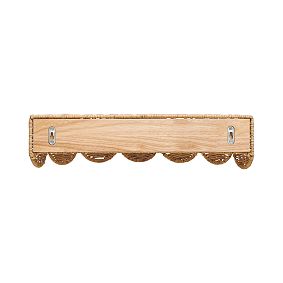 Round Woven Scallop Shelf