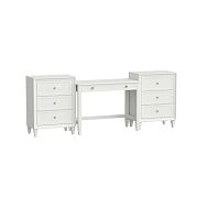 Auburn Writing Desk & Drawers Bookcase Set (91")