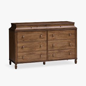 Charlotte 6-Drawer Dresser (56.5w x 19.25d")