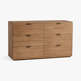 Open Box: Stinson 6-Drawer Dresser (56"D x 19"W) - Heirloom Wheat