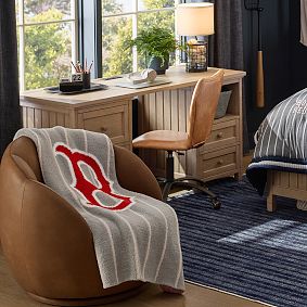 Baseball Glove Swivel Lounge Chair