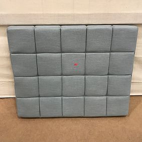 Open Box: Baldwin No Nails Smart Wall Headboard, Twin - Linen Charcoal