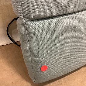 Open Box: Baldwin No Nails Smart Wall Headboard, Twin - Linen Charcoal