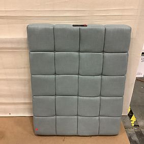 Open Box: Baldwin No Nails Smart Wall Headboard, Twin - Linen Charcoal