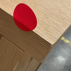 Open Box: Beadboard Breadboard Nightstand (21") - Seadrift