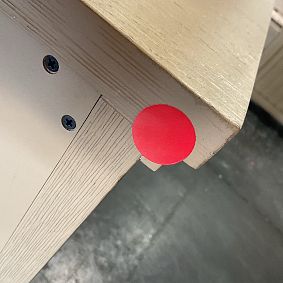 Open Box: Beadboard Breadboard Nightstand (21") - Seadrift