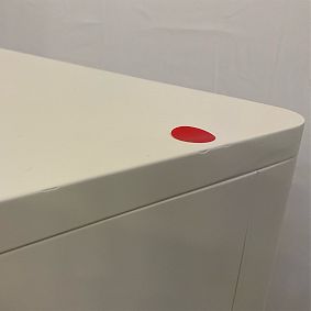 Open Box: Cannon Chest of Drawers, 5 Drawers (32"W x 19"D) - Simply White