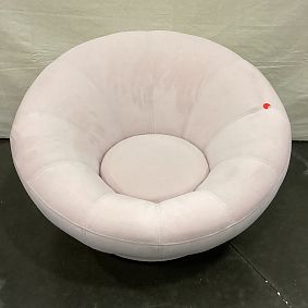 Open Box: Groovy Swivel Chair (36"W x 22"H) - Performance Everyday Velvet Rose