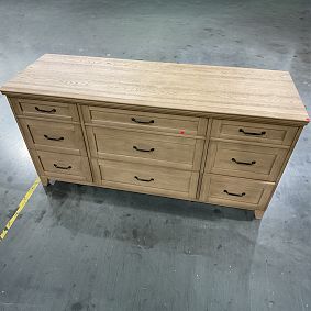 Open Box: Hampton 9 Drawer Wide Dresser (63.5"W x 21"D) - Seadrift, Antique Bronze