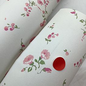 Open Box: LoveShackFancy Pink Ditsy Wallpaper Peel and Stick