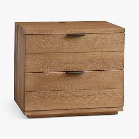 Open Box: Stinson Smart Charging Nightstand (22.5"W x 20"H) - Heirloom Wheat
