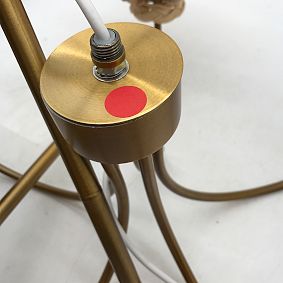 Open Box: Tulip Chandelier - Burnished Brass