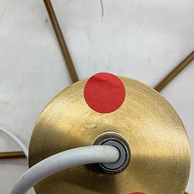 Open Box: Tulip Chandelier - Burnished Brass