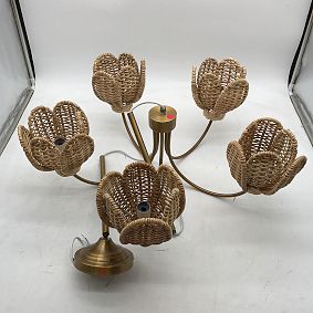 Open Box: Tulip Chandelier - Burnished Brass