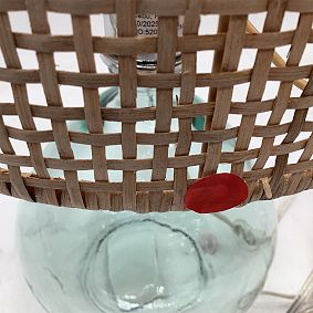 Open Box: Woven Table Lamp - Glass