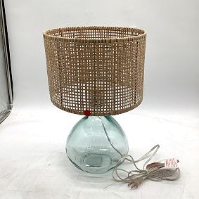 Open Box: Woven Table Lamp - Glass