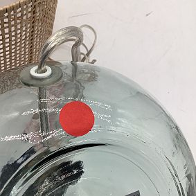 Open Box: Woven Table Lamp - Glass