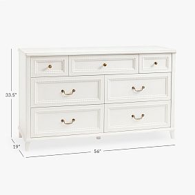 Isla 7 Drawer Dresser (56w x 19d")