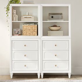 Auburn Double Tower Set Shelves and Drawers (51")