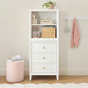 Auburn 2-Shelves &amp; 3-Drawers Bookcase Set (25.5")