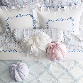 LoveShackFancy Windsor Rose Pumpkin Pillow