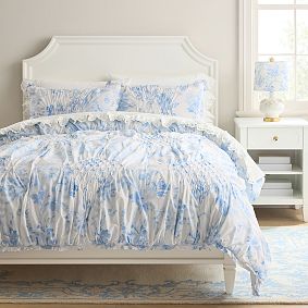 LoveShackFancy Garden Damask Smocked Quilt