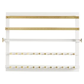 Elle Lacquer Wall Jewelry Organizer | Jewelry Storage | Pottery