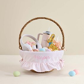 Washed Ruffle Stripe Easter Liner