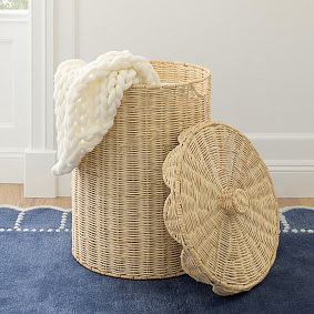 Palmer Scallop Lidded Hamper