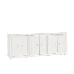 Auburn Triple Tower Set with Shelves and Cabinets (76.5")