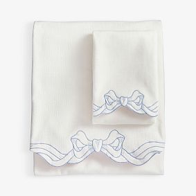 LoveShackFancy Palace Bow Bath Towel