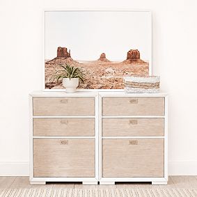 Callum Double 3-Drawer Storage Cabinet (50")