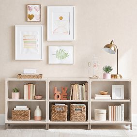 Blaire 2-Shelf Low Bookcase, Set of 3 (75")