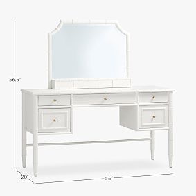 AERIN Bamboo Vanity Desk (56"x20")