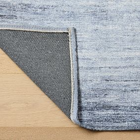 Solid Textured Washable Rug