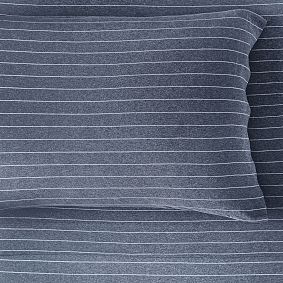 Organic Pinstripe Favorite Tee Sheet Set