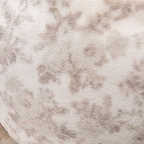Large LoveShackFancy Floral Damask Faux Fur Bean Bag Chair