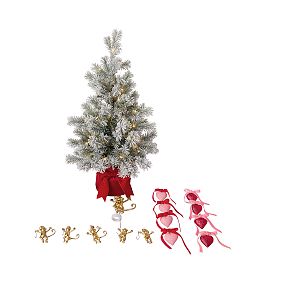 Roller Rabbit Mini Decorated Tree 