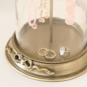 LoveShackFancy Gold Jewelry Display Cloche