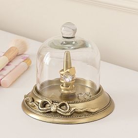 LoveShackFancy Gold Jewelry Display Cloche