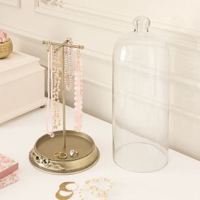LoveShackFancy Gold Jewelry Display Cloche
