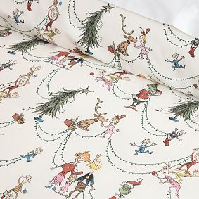Dr. Seuss's The Grinch<sup>&trade;</sup> Festive Lights Duvet Cover