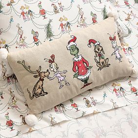 Dr. Seuss's The Grinch<sup>&trade;</sup> Heritage Lumbar Pillow