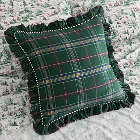 Hill House Home Festive Plaid Euro Sham