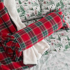 Hill House Home Holiday Plaid Bolster