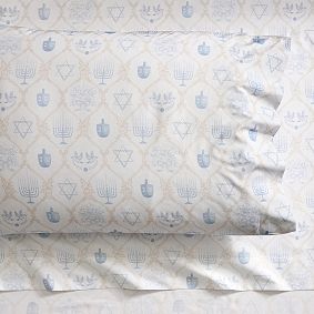 LoveShackFancy Hanukkah Organic Sheet Set