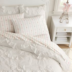 LoveShackFancy Pearl Garland Organic Sheet Set