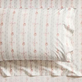 LoveShackFancy Pearl Garland Organic Sheet Set
