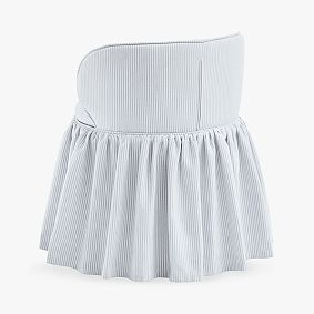 Mallory Skirted Storage Vanity Chair