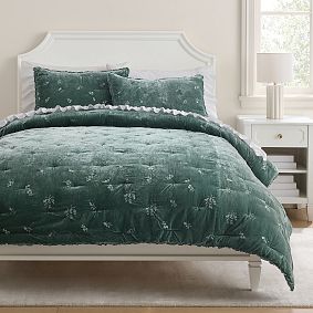 Floral Velvet Quilt